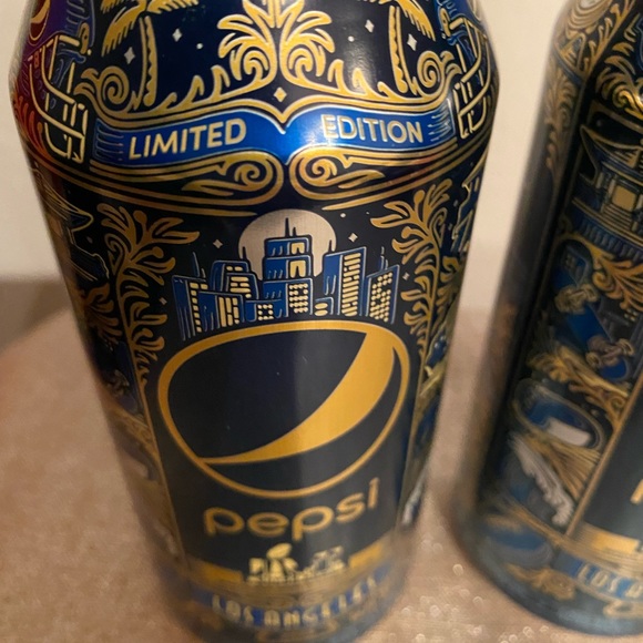 Pepsi 2 limited Edition Aluminum Bottles 2022 Super Bowl LVI unopened new - Picture 1 of 9